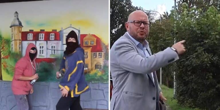 artystyczne malowanie przystank&oacute;w grafitti