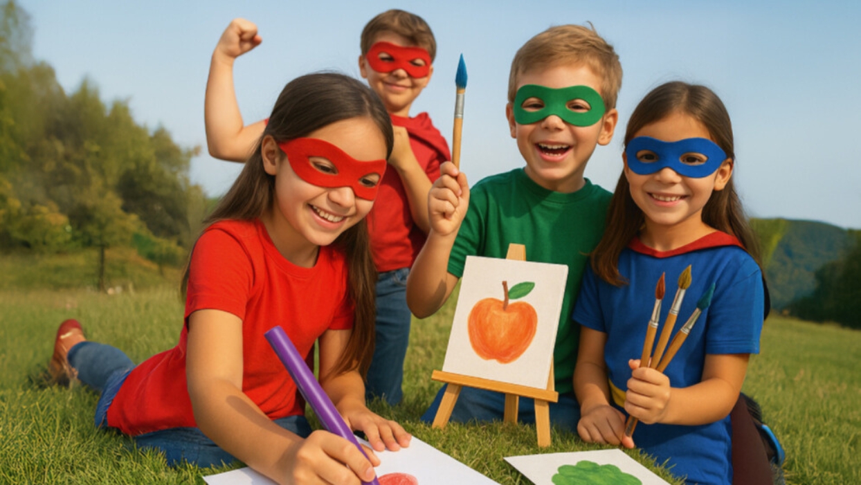 mam super moc dbam o zdrowie - konkurs plastyczny