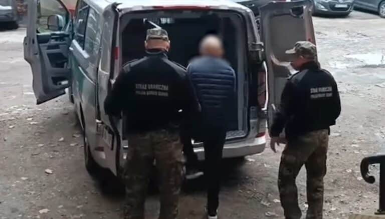 wydalony Białorusin