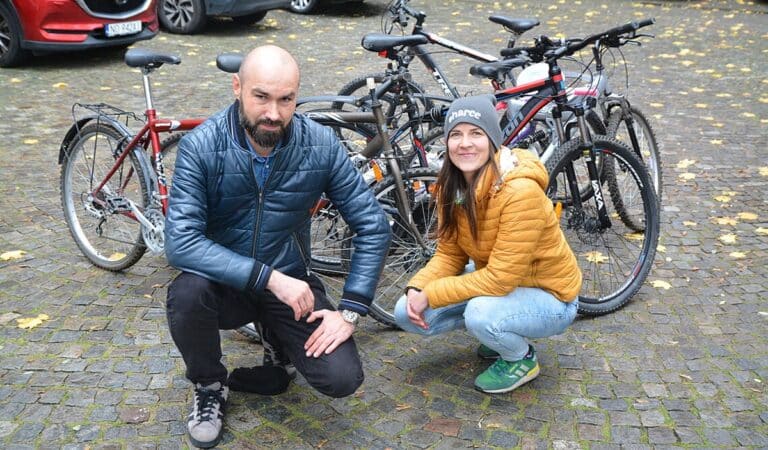 znalezione rowery otrzymali harcerze