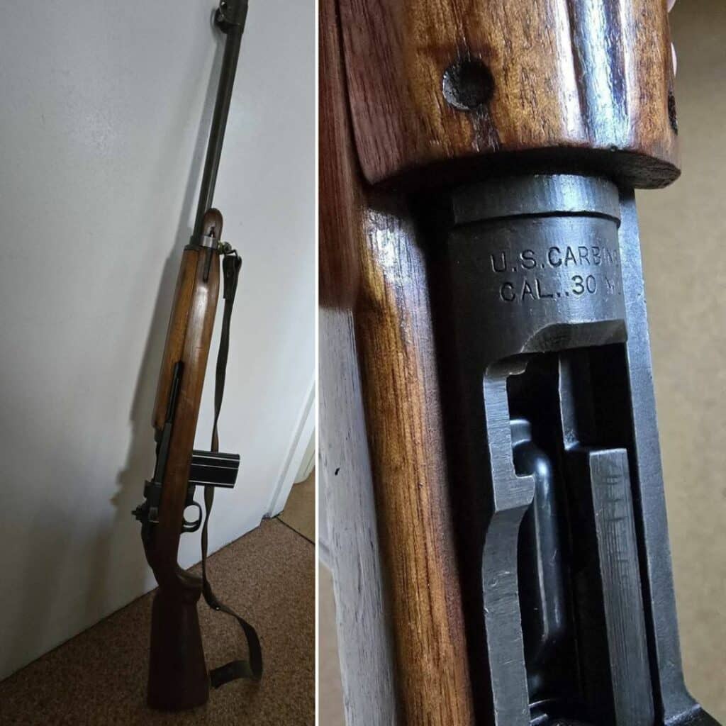 Sprawą zajęli się kryminalni. - Karabin i amunicja znalezione w domu w warmińsko-mazurskim