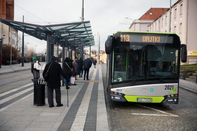 mpk przystanek. kierunek dajtki 113