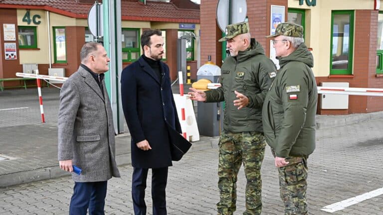 francuscy politycy na polskiej granicy