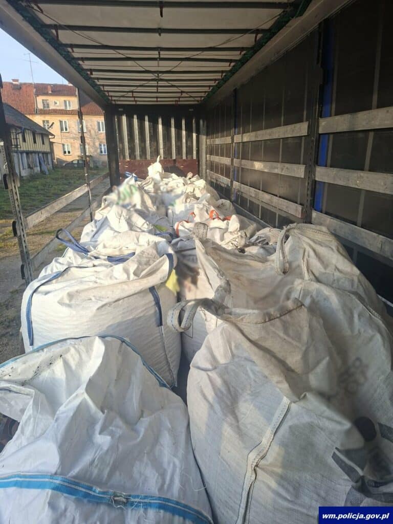 Niezwykła akcja dla chorej Mai z Rucianego-Nidy. - Dzielnicowy z Mazur zebrał 8,5 tony kasztanów w szczytnym celu