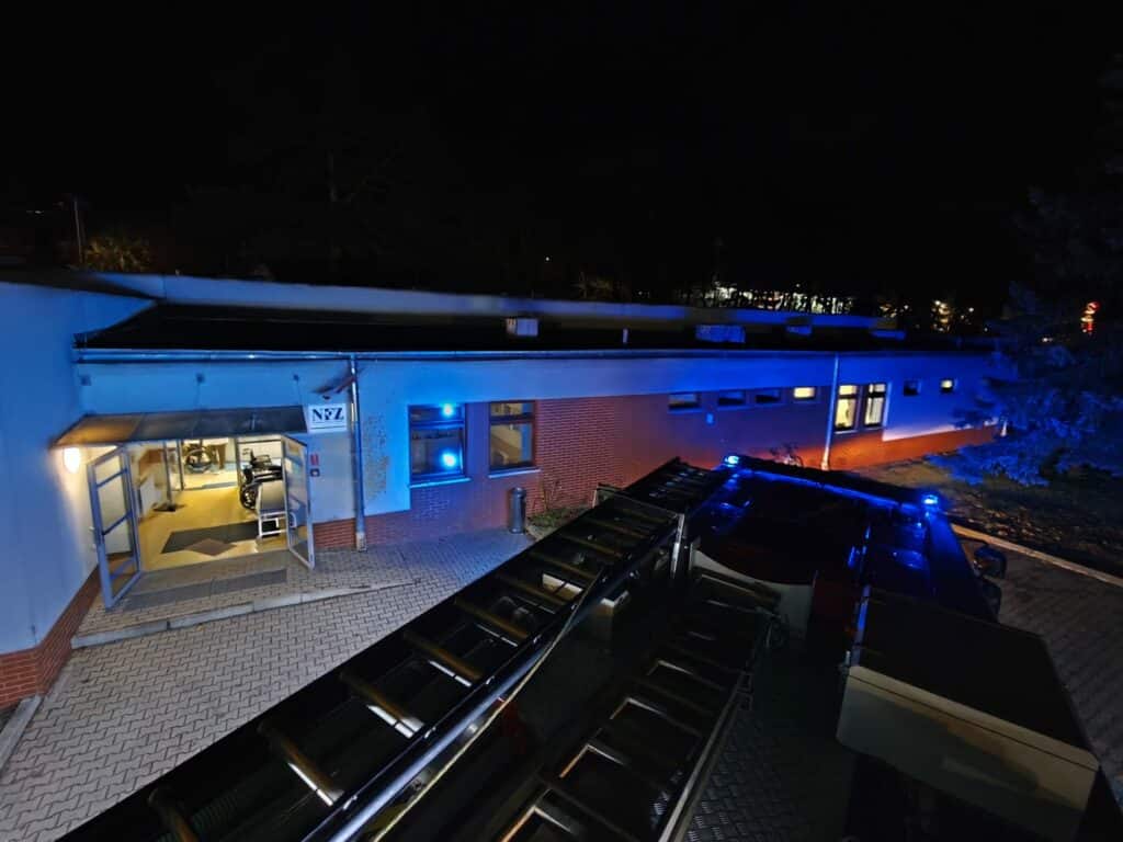 Trwała ewakuacja chorych. - Poważny incydent w szpitalu! Ewakuowano 21 osób ze stacji dializ w Mrągowie