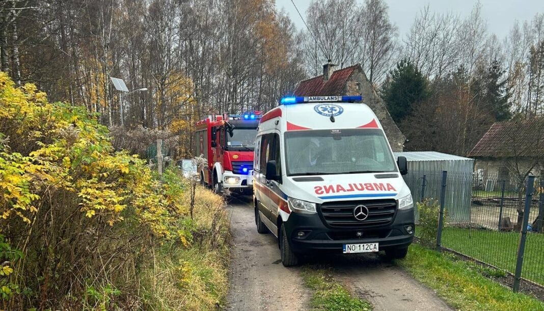 wypadek w lesie - Ruszajny