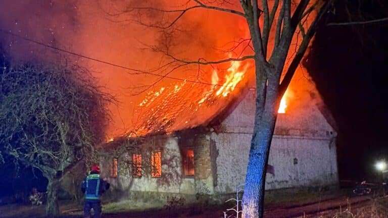 pożar domu