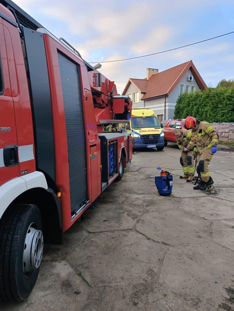 Robotnik wisiał wysoko na rusztowaniu. - Zgon mężczyzny na budowie. Ciało wisiało na wysokości czwartej kondygnacji