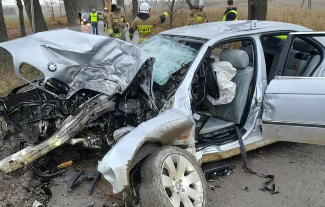 wypadek między Kętrzynem a Wajsznorami