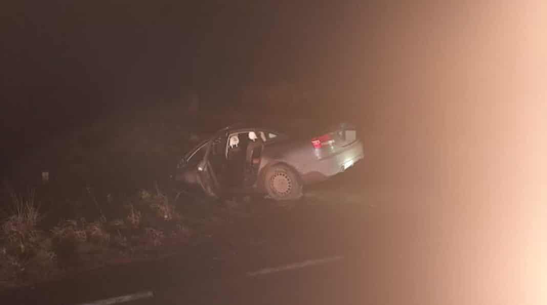 po kolizji poszedł do domu