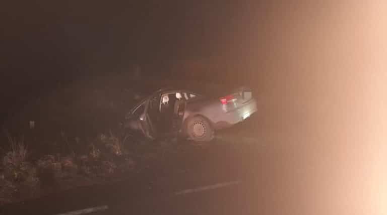 po kolizji poszedł do domu