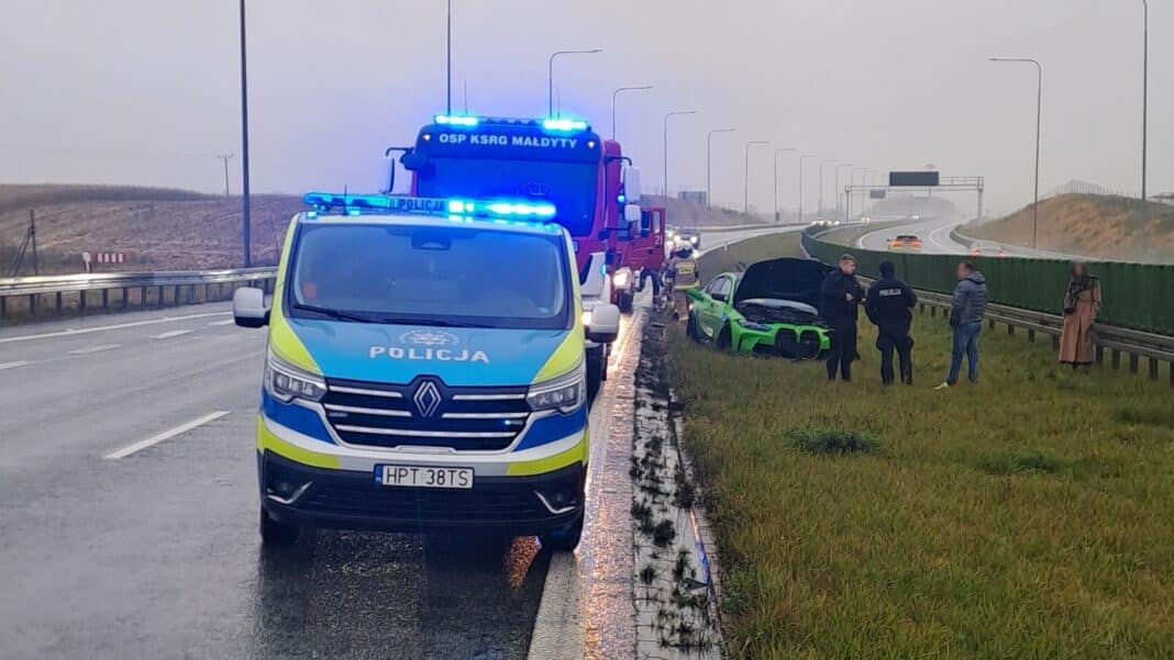 bmw rozbite na barierach