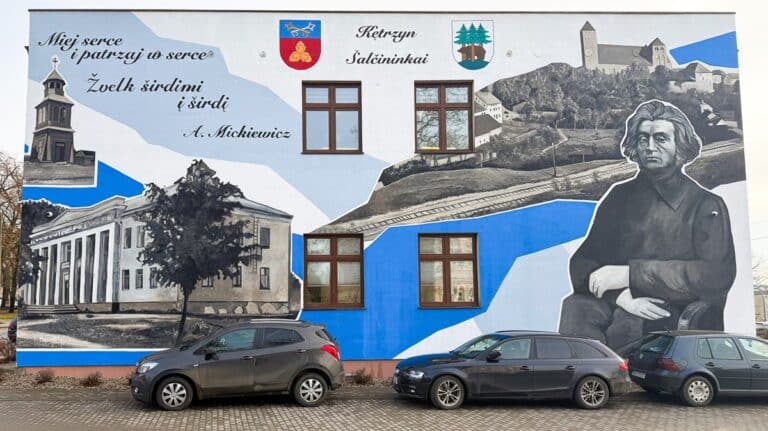 mural w Kętrzynie