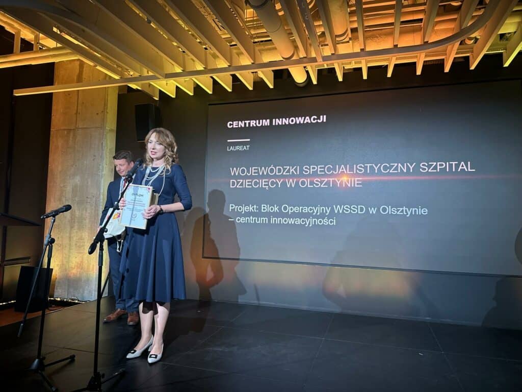 Wojewódzki Specjalistyczny Szpital Dziecięcy w Olsztynie zdobył 1. miejsce w ogólnopolskim konkursie „Dziecięcy Szpital Przyszłości 2025”. - Kolejna ogólnopolska nagroda dla Szpitala Dziecięcego w Olsztynie