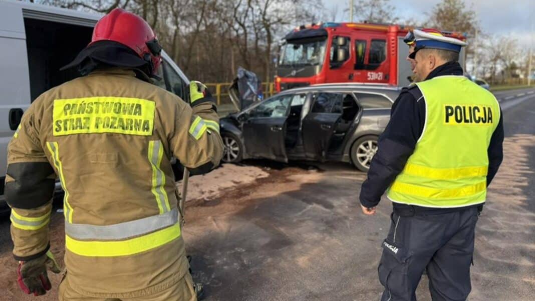 wypadek w Ostródzie