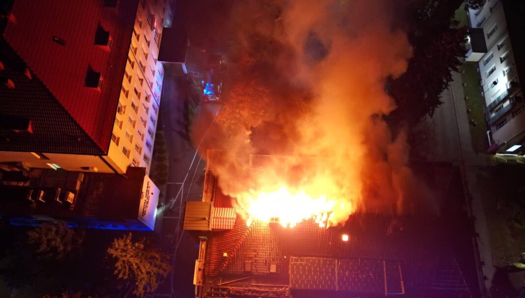 Pożar Szpitala Miejskiego w Elblągu