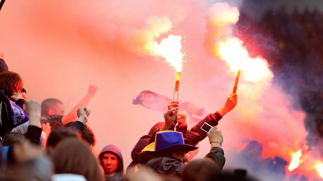 odpalone race na meczu