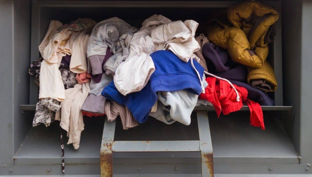 kontener na używaną odzież