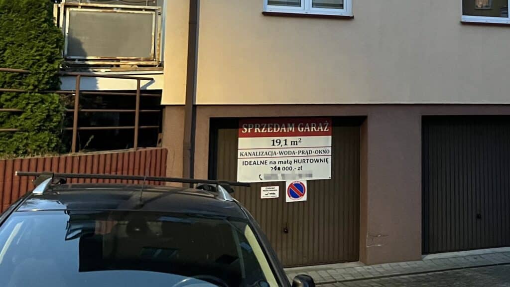 garaż na Brzezinach