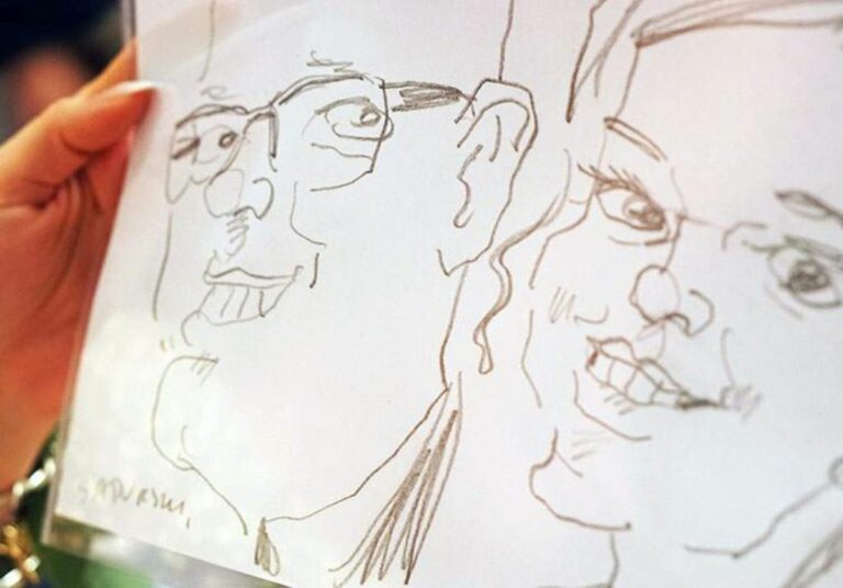 Rysownik karykatur jako hit imprez w warmińsko-mazurskim