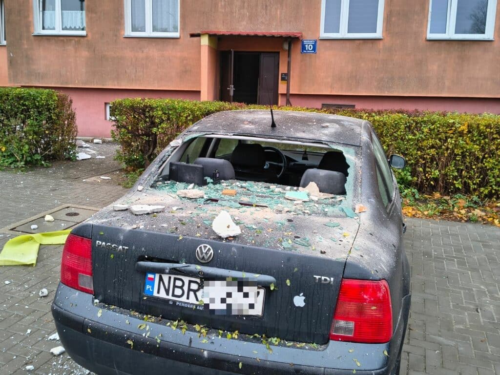 Huk słychać było w całym mieście. - Potężny wybuch w Braniewie! 100 osób nie może wrócić do swoich mieszkań