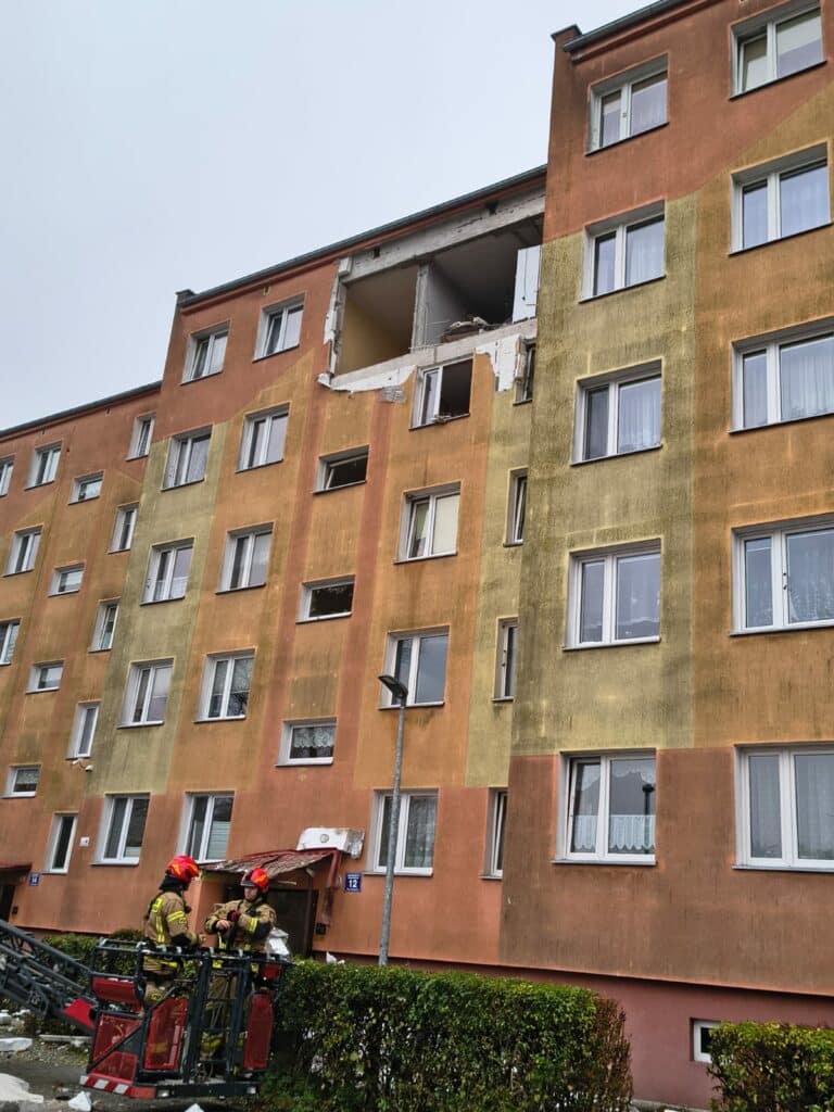 Huk słychać było w całym mieście. - Potężny wybuch w Braniewie! 100 osób nie może wrócić do swoich mieszkań