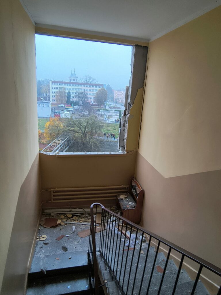 Huk słychać było w całym mieście. - Potężny wybuch w Braniewie! 100 osób nie może wrócić do swoich mieszkań