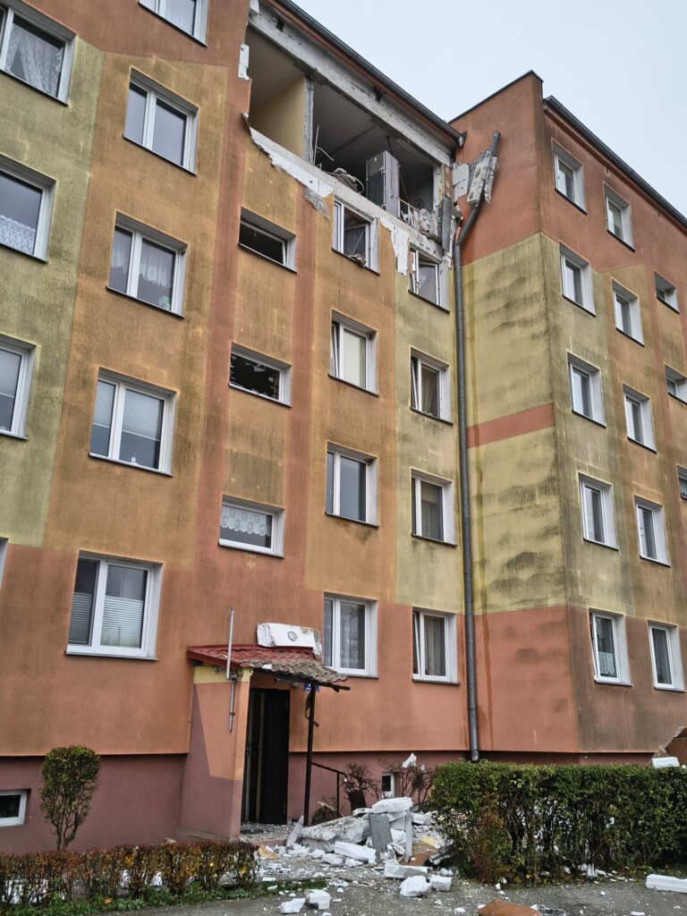 Huk słychać było w całym mieście. - Potężny wybuch w Braniewie! 100 osób nie może wrócić do swoich mieszkań