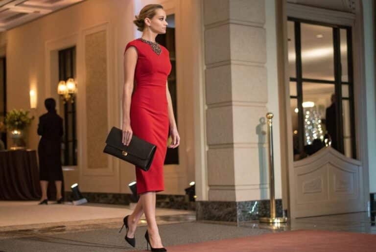 torebka do czerwonej sukienki