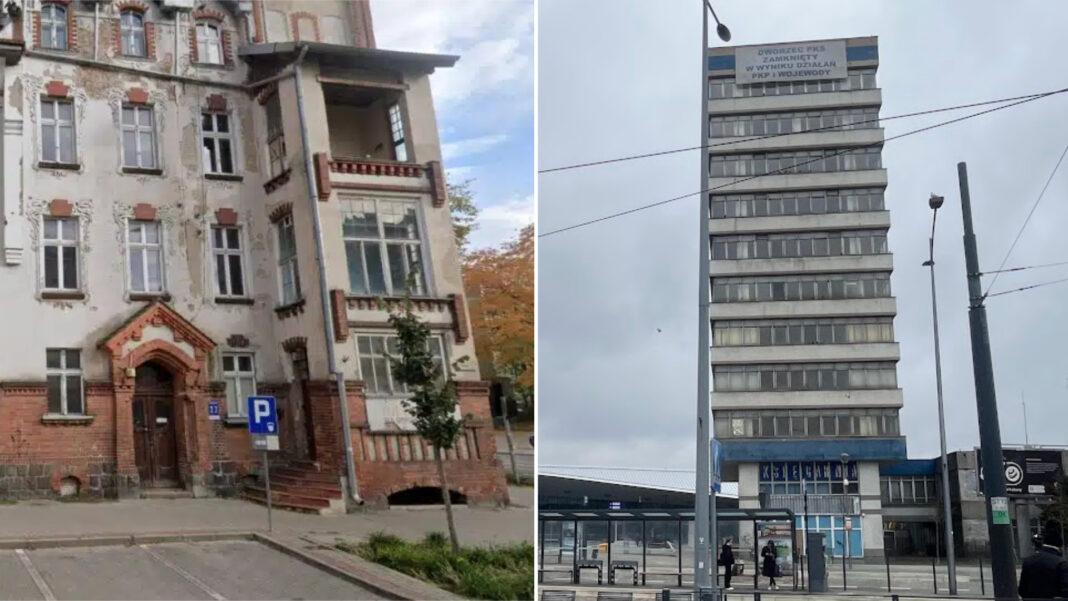 mickiewicza 27 i wieżowiec przy dworcu