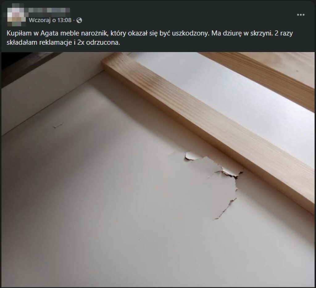 Agata Meble ma kłopot? Klienci masowo ujawniają swoje problemy z zakupami. Agata Meble ma kłopot? Klienci masowo ujawniają swoje problemy z zakupami. - Ludzie ostrzegają przed Agata Meble. Klienci publikują skargi na jakość i obsługę