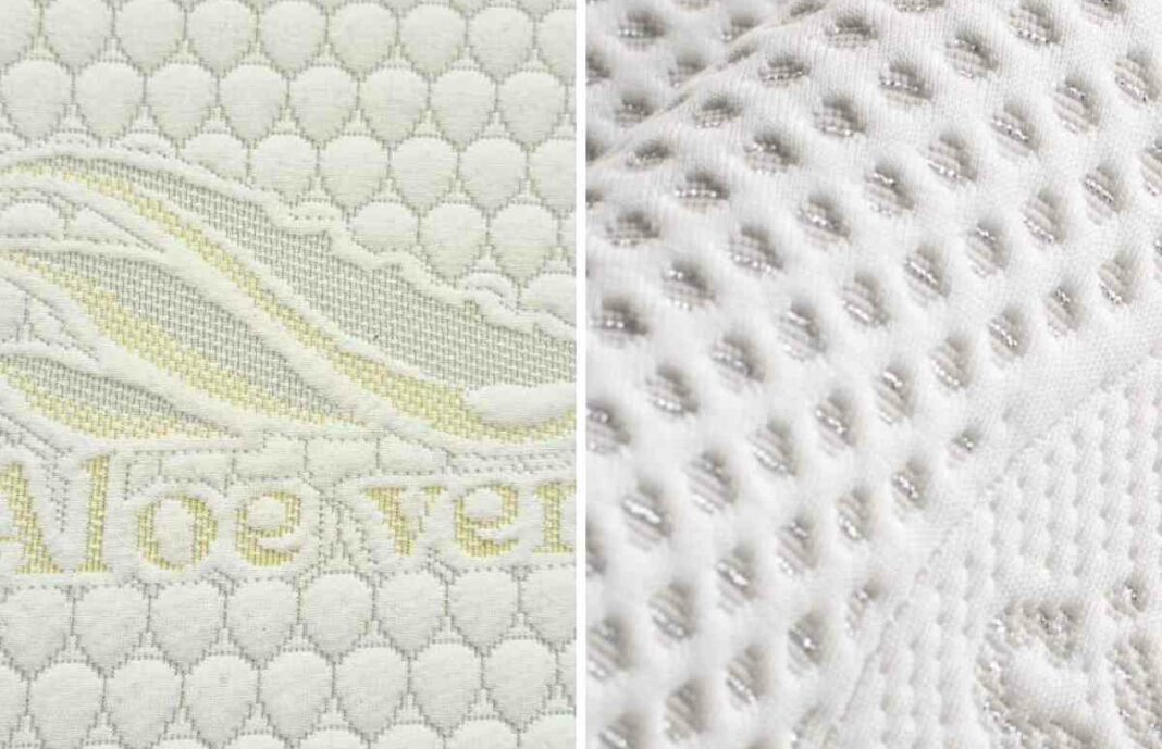 pokrowce na materac Aloe Vera i Silver