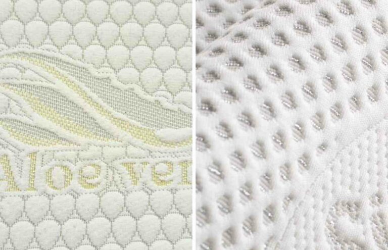 pokrowce na materac Aloe Vera i Silver