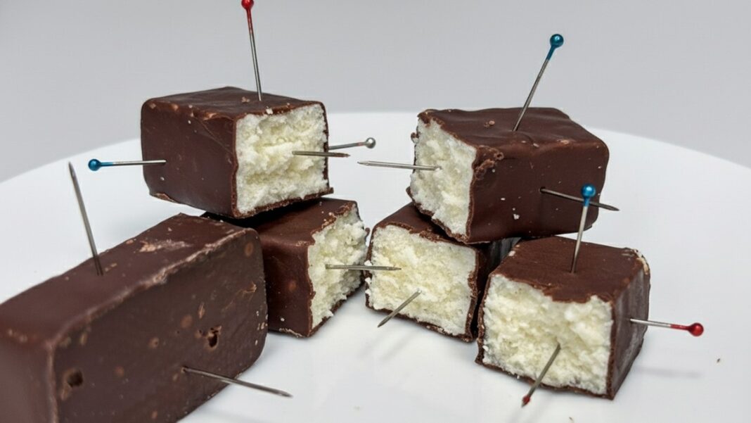 szpilki w cukierkach