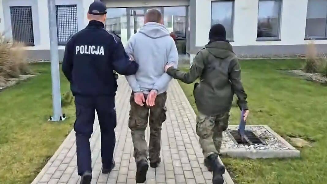 zatrzymanie przez policję i strażnika granicznego