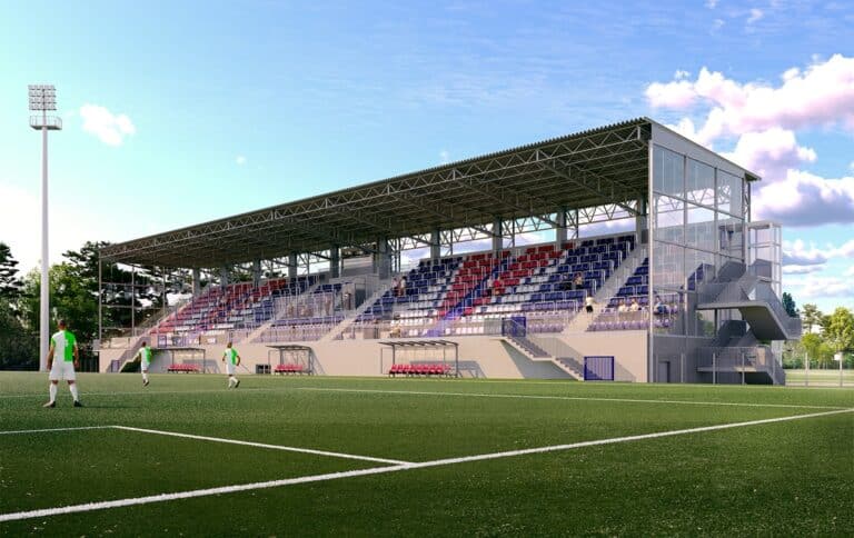 projekt centrum sportowego na Zatorzu