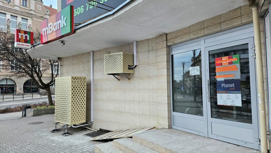 MBank w centrum Olsztyna zamknięty