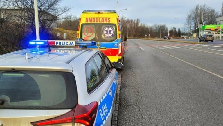 potrącenie na przejściu dla pieszych