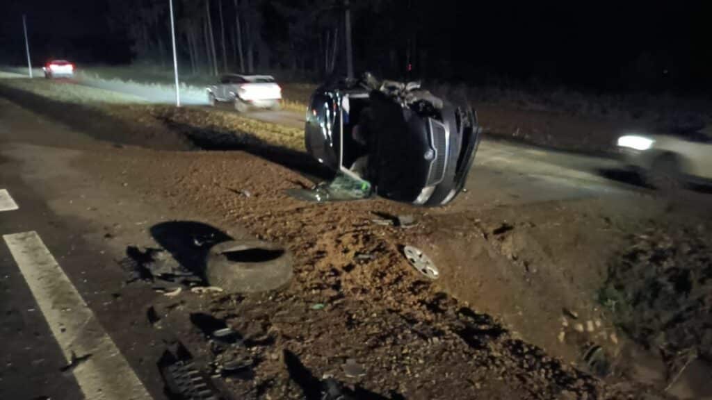 zderzenie trzech pojazdów