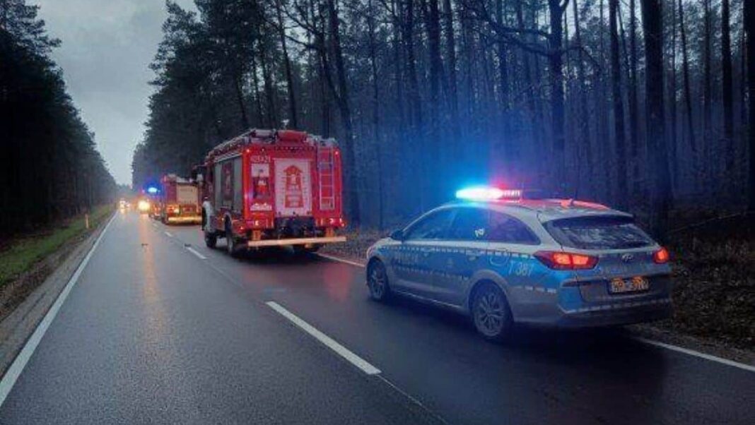 zderzenie na drodze wojewódzkiej 541