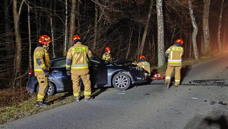 wypadek w powiecie braniewskim