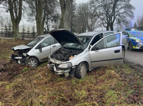 wypadek w powiecie ostródzkim