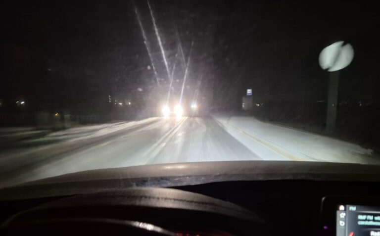 "szklanka" na drogach