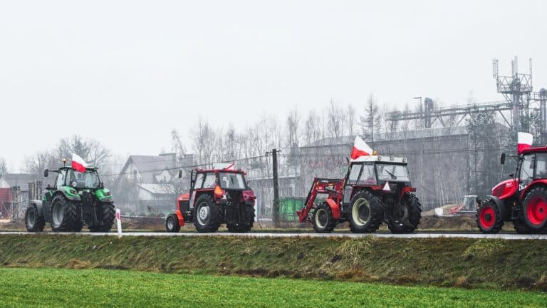 protest rolników