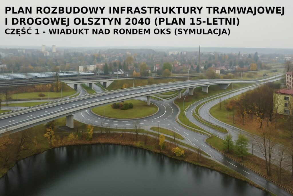 8 linii tramwajowych w Olsztynie? Opozycja odpala polityczną bombę. - Tramwaje do Bartąga, wiadukty nad rondem i przy Galerii Warmińskiej? Ambitny plan radnego