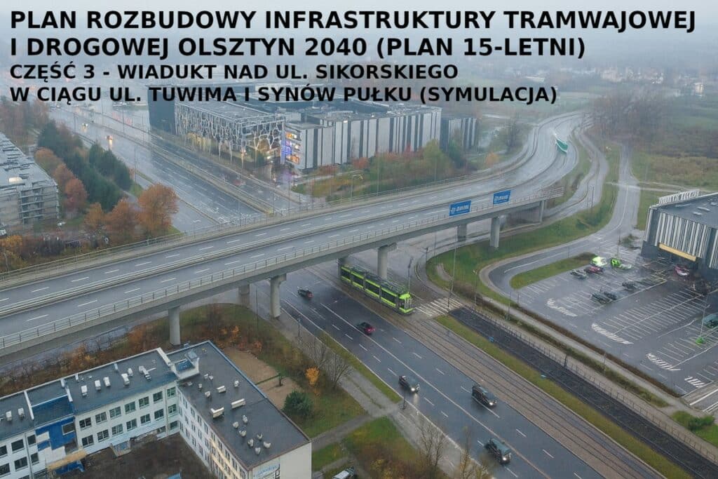 8 linii tramwajowych w Olsztynie? Opozycja odpala polityczną bombę. - Tramwaje do Bartąga, wiadukty nad rondem i przy Galerii Warmińskiej? Ambitny plan radnego
