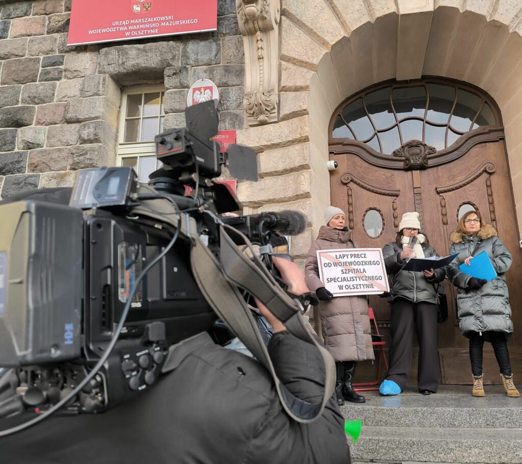 Czy połączenie szpitali to dobry pomysł? - Olsztyn protestuje przeciw konsolidacji szpitali. Wielki hałas w centrum miasta