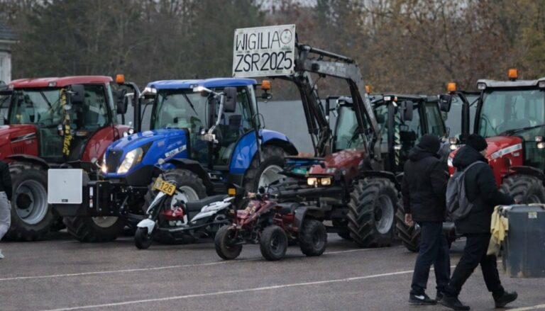 ciągnikami na klasową wigilię