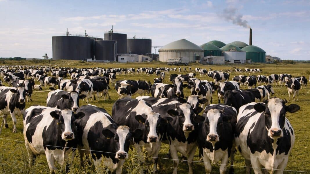 krowy i biogazownia