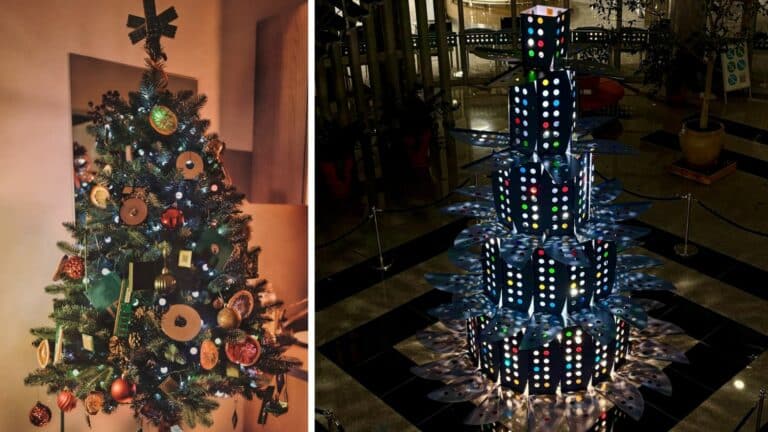 nietypowe choinki w Olsztynie